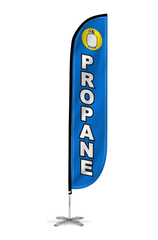Propane Feather Flag Blue