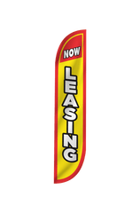 20 Foot Now Leasing Red and Yellow Air Dancer without Blower by Look Our Way