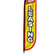 20 Foot Now Leasing Red and Yellow Air Dancer without Blower by Look Our Way