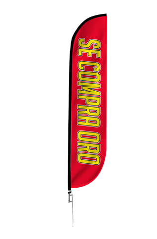 Se Compra Oro Feather Flag