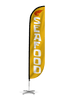 Image of Seafood Feather Flag Orange