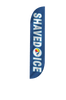 Image of Shaved Ice Feather Flag Blue