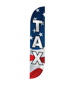 Image of Tax Feather Flag - American Flag Design: Red, White & Blue