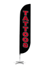 Image of Tattoos Feather Flag Black