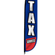 20 Foot Blue Tax Services Air Dancers Inflatable Tube Man by Look Our Way