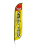 Image of Tax Services Feather Flag in Yellow