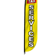 Tax Services Feather Flag in Yellow