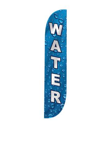 Water Feather Flag Blue