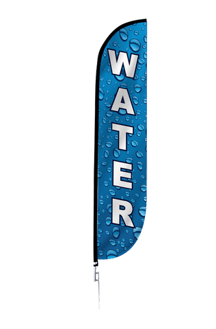 Water Feather Flag Blue