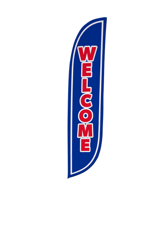 Welcome Feather Flag