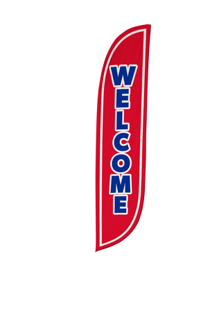 Welcome Feather Flag