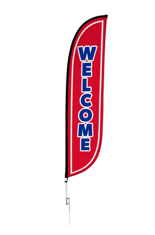 Welcome Feather Flag