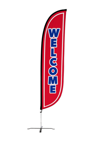Welcome Feather Flag