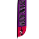 Wine Tasting Room Feather Flag Purple & Red