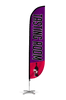 Image of Wine Tasting Room Feather Flag Purple & Red