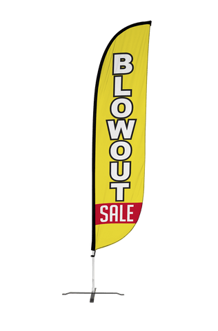 Blowout Sale Feather Flag