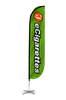 Image of eCigarettes Feather Flag Green