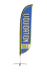 Liquidation Sale Feather Flag