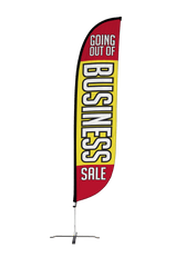 Going Out Of Business Sale Feather Flag