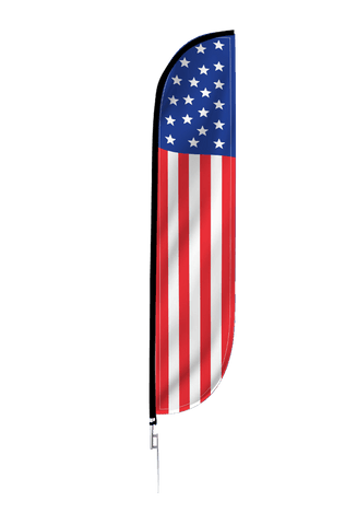 American Flag Feather Flag