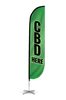 Image of CBD Here Feather Flag