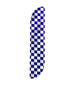 Image of Checkered Color Feather Flag