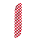 Image of Checkered Color Feather Flag