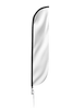 Image of Feather Flag Plain Colors