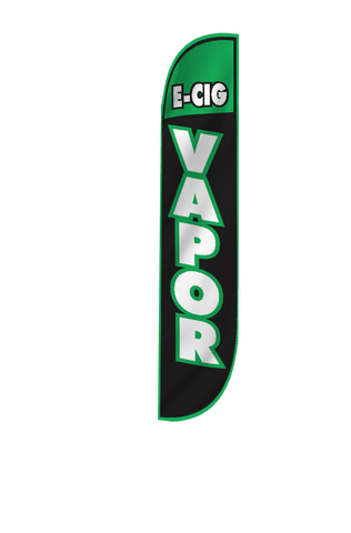 E-Cig Vapor Feather Flag