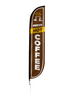Image of Fresh Hot Coffee Feather Flag