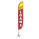 Title Loans Feather Flag