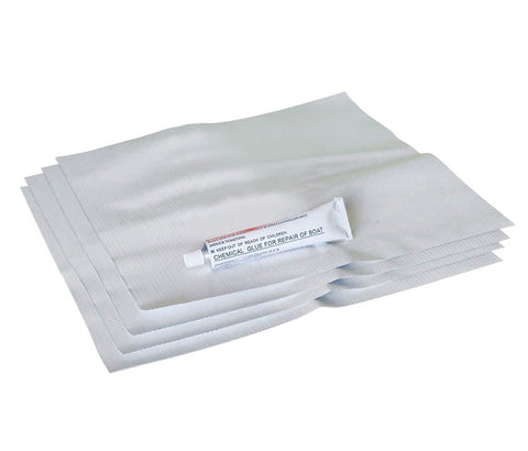 12" x 12" White Vinyl Tent Patch Kit