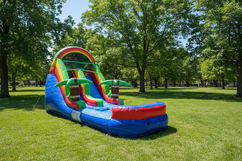 Colorful 13 ft Backyard Water Slide WS4207