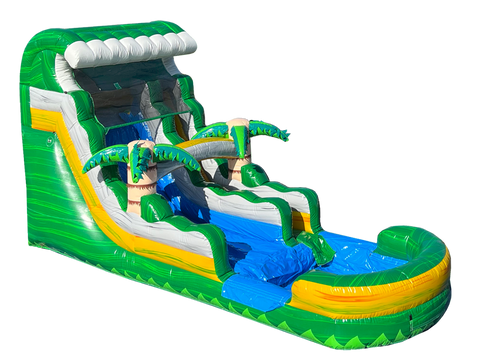 14 FT Tropical Blast Wet and Dry Water Slide