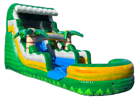14 FT Tropical Blast Wet and Dry Water Slide