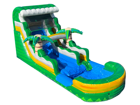 14 FT Tropical Blast Wet and Dry Water Slide