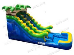 14'H Tropical Water Slide by Jingo Jump