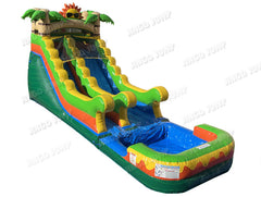 14 FT Tropical Wet-Dry Slide by Jingo Jump