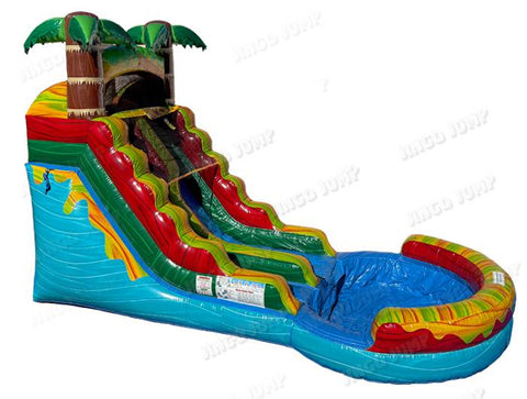 14 FT Tropical Paradise Water Slide