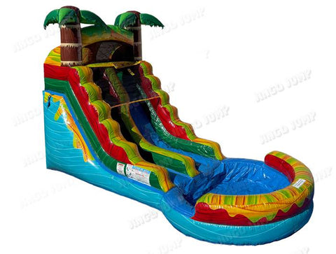 14 FT Tropical Paradise Water Slide