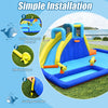 Image of 6-in-1 Inflatable Water Slide Jumping House without Blower by Costway