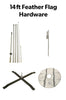 Image of 14ft Feather Flag Hardware