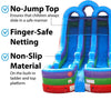 Image of Buy 15' Retro Rainbow Double Bay Inflatable Water Slide with Blower