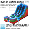 Image of Buy 15' Retro Rainbow Double Bay Inflatable Water Slide with Blower