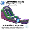 Image of Buy 15' Purple Marble Commercial Water Slide with Blower