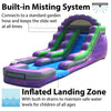 Image of 15' Purple Marble Inflatable Water Slide with Blower