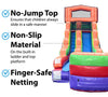 Image of 15' Tall Rainbow Modular Wet / Dry Inflatable Slide with Blower