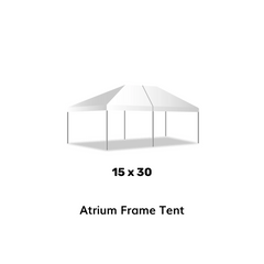 15x30 White Frame Party Tent for Sale