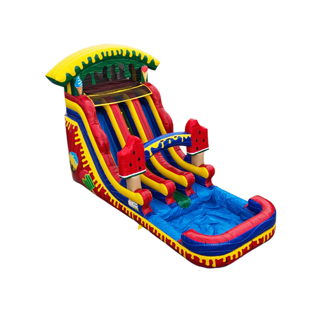 WS-250D Watermelon Ice Cream Water Slide