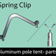 Push Button Spring Clip